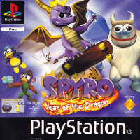 Spyro Year of the Dragon Playstation US box art